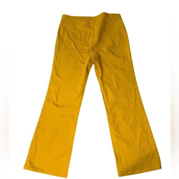 Tory Burch Luisa gold flare jeans - Picture 2 of 6